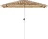 vidaXL Parasol avec mât en acier brun 300x200x250 cm Voir les images du produit 3