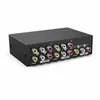 E32C 4*Weg Audio Video RCA AV Switch Selector Box Splitter Produktbild-Vorschau 5
