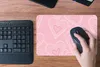 MuchoWow® Mauspad Mousepad Herzen - Muster - Rosa 27x18 cm Produktbild-Vorschau 5