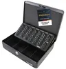 Geldkassette Euro-Münzzählbrett HMF 10015 30 x 24 x 9 cm Schwarz Voir les images du produit