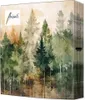 Ambiente ubrousek jedlový les akvarel 33x33 cm - dekorace Náhled obrázku produktu 2
