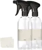 2x 500 ml láhev s rozprašovačem, plastová, čirá Náhled obrázku produktu 1