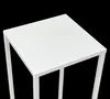 DanDiBo Tabouret pour fleurs Métal Blanc Angulaire 50 cm Voir les images du produit 4