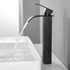 Cecipa Wasserfall Wasserhahn Bad Waschtischarmatur Matt Produktbild-Vorschau 2