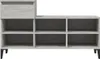 vidaXL Stojan na boty betonový šedý 102x36x60 cm odvozený Náhled obrázku produktu 4