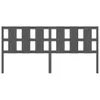 The Living Store Bett-Kopfteil Grau 205,5x4x100 cm Produktbild-Vorschau 4
