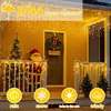 LED-Lichtvorhang 2x2 m, warmweiß, 200 LEDs, USB, 8 Modi Productafbeelding-voorbeeld