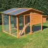 Hühnerhaus Liese mit PVC Welldach - mit extra Auslauf Produktbild-Vorschau 2