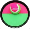 Klettspiel mit runden Paddeln und Ball, Rosa/Grün, 18,5 cm Produktbild-Vorschau 7
