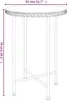 A line drawing of a round table with dimensions indicated. Produktbild-Vorschau