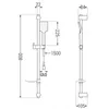 Mexen Alfa DF62 Badewannenset, Schwarz - 745703DF62-70 Produktbild-Vorschau 4