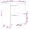 vidaXL Nočné stolíky 2 ks. Artisan dub 30x30x40 cm materiál Náhľad obrázku produktu 7