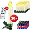 DEUBA® LED kerstboomkaarsen, draadloos, set van 20/30/40 Productafbeelding-voorbeeld 10