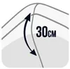 Matratze 140x190 cm grau Stretch-Mesh Náhled obrázku produktu