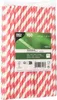 1000 Trinkhalme Papier Ø 6 mm · 20 cm rot/weiss "Stripes" Produktbild-Vorschau 3