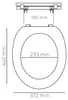 Ridder WC-Sitz Miami mit Soft-Close  blau 02101133 Produktbild-Vorschau 6