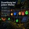 Solar Lichterkette Outdoor 9.5m 50 LEDs, Kristallkugeln, 8 Produktbild-Vorschau 6