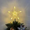 A close-up shot of a star-shaped Christmas tree topper with LED lights. Náhľad obrázku produktu