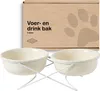 Gizmo Ciotola per cani doppia - Bianco - 2 ciotole in Anteprima dell’immagine prodotto 1