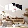Bild auf Leinwand - Leinwandbild - Frau Lippen Hut Eleganz Produktbild-Vorschau 7