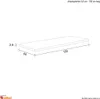 Arbeitsplatte - 150 x 60 x 2,8 cm - Endgrain Oak – Capri Produktbild-Vorschau 4