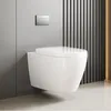 Wand-WC - D-Form Keramik - Randlos, Doppelspülung 3–6 l, Produktbild-Vorschau 2