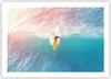 Poster - Poster ohne Rahmen - Surfen Welle Licht - 70x50 cm Produktbild-Vorschau 1