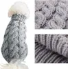 Hundepullover, Zopfmuster, warm, weich, M Produktbild-Vorschau 4