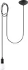 EDISON 1 LONG lampada a sospensione Nero Sollux Lighting Anteprima dell’immagine prodotto 1