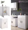 Vicco Midischrank Irma, 60 x 81 cm, Weiß Hochglanz/Weiß Produktbild-Vorschau 2