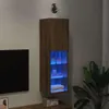vidaXL TV-Schrank mit LED-Leuchten Artisan-Eiche Produktbild-Vorschau 4