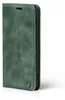 A green flip-style phone case is shown from the side against a white background. Produktbild-Vorschau