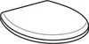 A white toilet seat lid. Anteprima dell’immagine prodotto