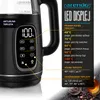Arendo, kanvica sklenená a nerezová, 1,7 l, 2200 W, čajník Náhľad obrázku produktu 3