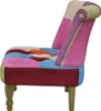 A patchwork armchair shown from the side against a white background. Produktbild-Vorschau