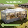 Tente de réception UISEBRT 3 x 9 m, gris, pavillon de Voir les images du produit 2