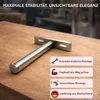 HOOZ Tablarträger Unsichtbar 10mm – Schwerlast Regalhalter Produktbild-Vorschau 3