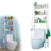 Scaffale bagno sopra WC 3 ripiani bianco, mobile Anteprima dell’immagine prodotto 1