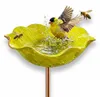 Bienen Tränke & Vogeltränke Garten, Metall Gartenstecker Produktbild-Vorschau 1