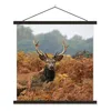MuchoWow® Textilposter Hirsch - Baum - Herbst 60x60 cm mit Produktbild-Vorschau 1