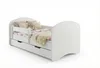 Lettino 160x80 bianco con materasso e cassetto – Lettino Anteprima dell’immagine prodotto 4