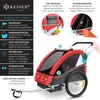 KESSER® Kinderanhänger Fahrradanhänger Sport-RX 2 in 1 Produktbild-Vorschau 3