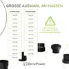 BirnePower Rohrerweiterung 120 auf 160mm, Ofenrohr Adapter, Produktbild-Vorschau 4