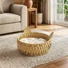 PawHut Katzenbett Rattan Katzenhöhle Katzenkorb mit Produktbild-Vorschau 9