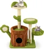COSTWAY Arbre à chat, arbre à chat avec niche pour chats, Voir les images du produit 1