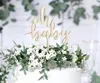 Cake Topper "oh baby", Holz, 17cm | Kuchentopper Babyparty Produktbild-Vorschau 2