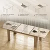 HOMCOM Esstisch ausziehbar 180-260 x 90 cm Küchentisch für Produktbild-Vorschau 5
