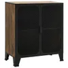 vidaXL Armadio rustico marrone 72x36x82 cm in metallo e MDF Anteprima dell’immagine prodotto 1