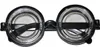 Streber-Brille Nerd Spassbrille rund schwarz Produktbild-Vorschau 4