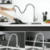 AICA Spültischarmatur Ausziehbar Säulenbrause Wasserhahn Produktbild-Vorschau 4